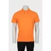 Men's orange polo shirt