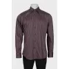 Men's fitted striped shirt