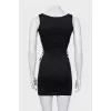 Mini dress decorated with buttons