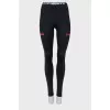 Sports leggings with elastic