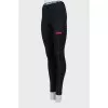Sports leggings with elastic