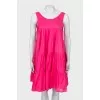 Sundress with open back and tag