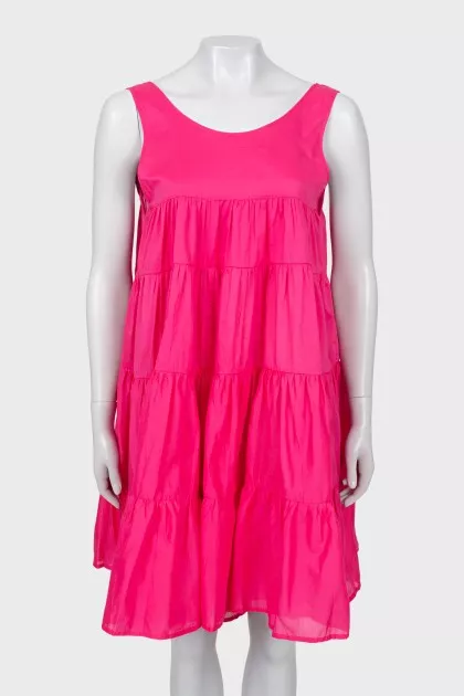Sundress with open back and tag