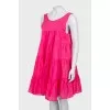 Sundress with open back and tag