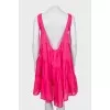 Sundress with open back and tag