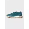 Men's sneakers made of textile and leather