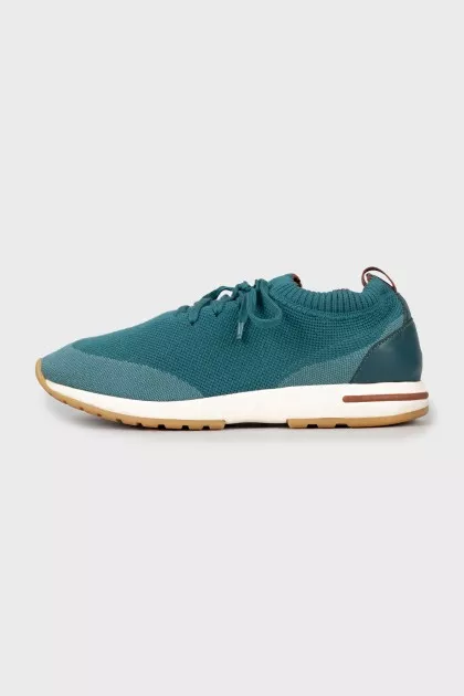 Men's sneakers made of textile and leather