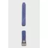 Watch strap with silver hardware