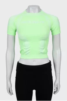 Sports T-shirt with brand logo