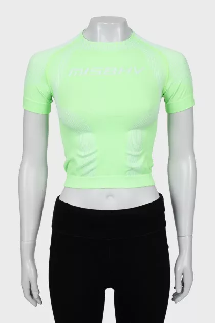 Sports T-shirt with brand logo
