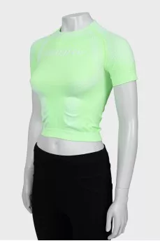 Sports T-shirt with brand logo