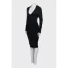 V-neck bodycon dress