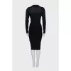 V-neck bodycon dress