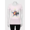Slim fit T-shirt with tag