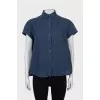 Linen A-line shirt