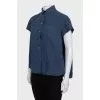 Linen A-line shirt
