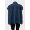 Linen A-line shirt