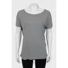 Relaxed ribbed T-shirt