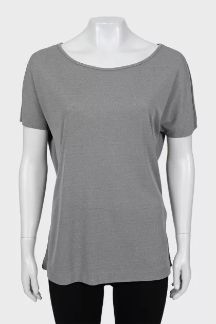 Relaxed ribbed T-shirt