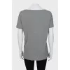 Relaxed ribbed T-shirt