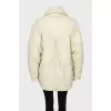 Oversized beige jacket