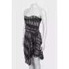 Printed off-shoulder dress