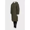 Green reversible down jacket
