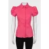 Pink slim fit shirt