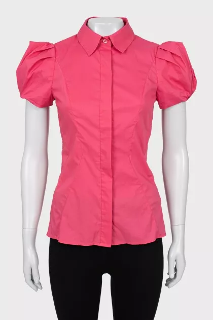 Pink slim fit shirt