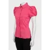 Pink slim fit shirt