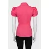 Pink slim fit shirt