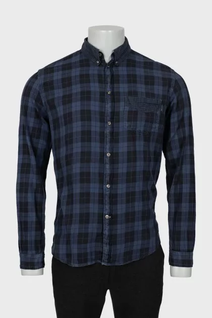 Men's checkered shirt