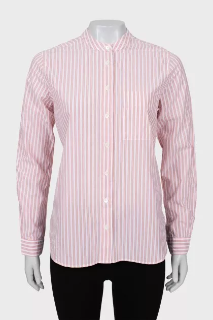 Vertical striped shirt