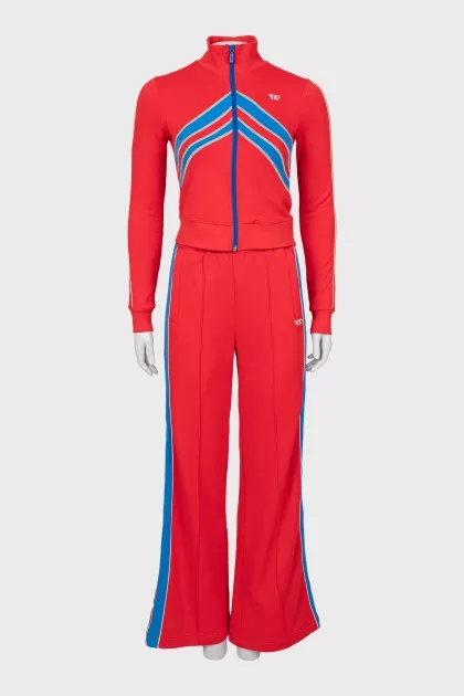 Mixed color tracksuit