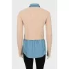 Slip sweater decorated with rhinestones