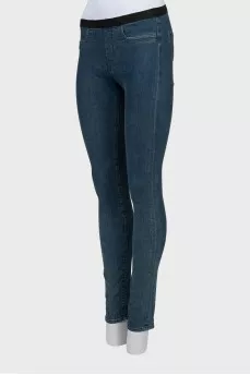 Dark blue jeggings