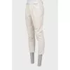 Men's beige corduroy trousers