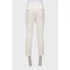 Men's beige corduroy trousers