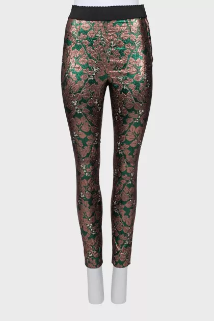 Leggings in a bright print