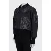 Bomber jacket with patch pockets