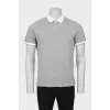 Men's mixed color polo shirt