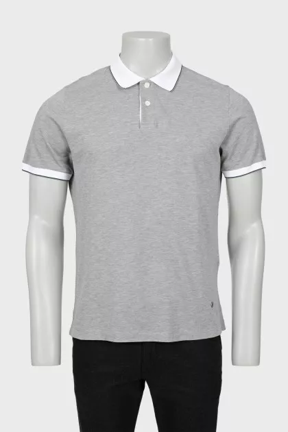 Men's mixed color polo shirt