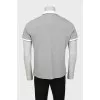 Men's mixed color polo shirt