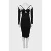 Black bodycon dress