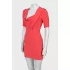 Red dress with 3/4 sleeves