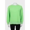 Green oversized sweatshirt