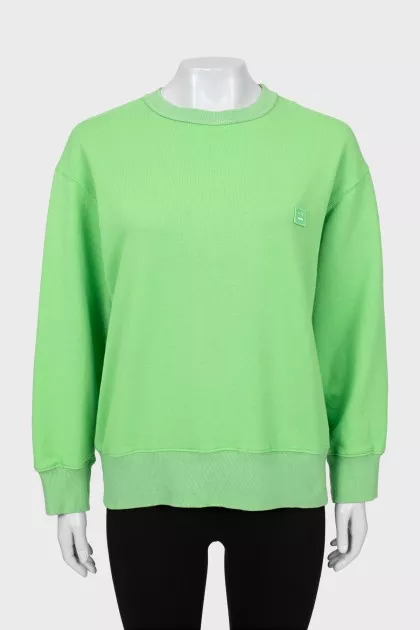 Green oversized sweatshirt