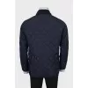 Men's blue quilted jacket