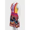 Dress with knitted top