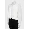 White cardigan with tag